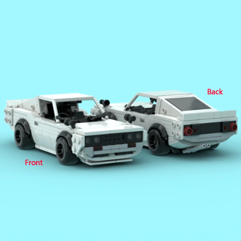 

366PCS GTR Modified Rally Car Model MOC Building Bricks Speed Racing Car Modular Technology Assemble Toys Children Holiday Gifts