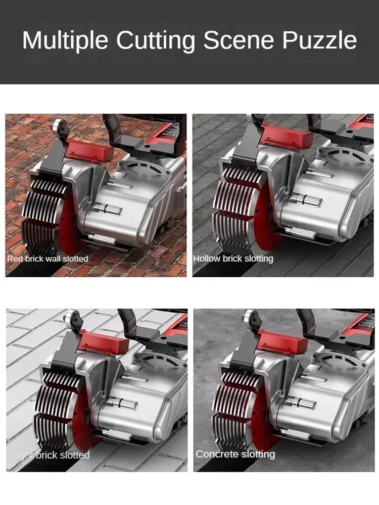 220V High Power Laser Cutting Machine for Dust-free Wall Grooving and Wire Slot Cutting CAC