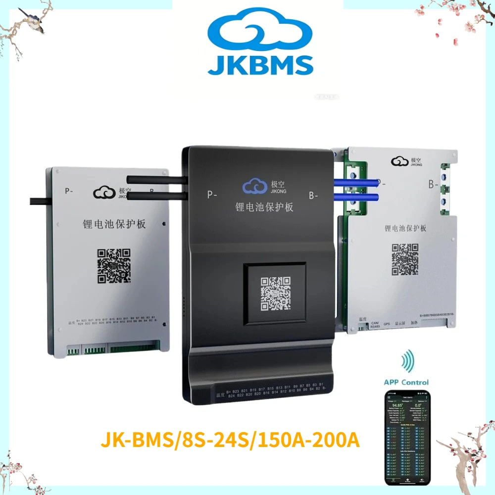

JIKONG Jk Bms BD6A24S20P Active Balance Bms 8S 10S 12S 16S 17S 20S 24S Smart Bms 60A 100A 150A 200A Lifepo4 Li-Ion Lto BatteryTC