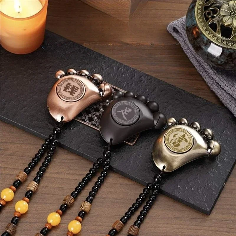 

Cigarette Accessories Creative Pedal Pendant Green Windproof Lighters for Smokers Torch Lighter Refillable Interesting Lighters