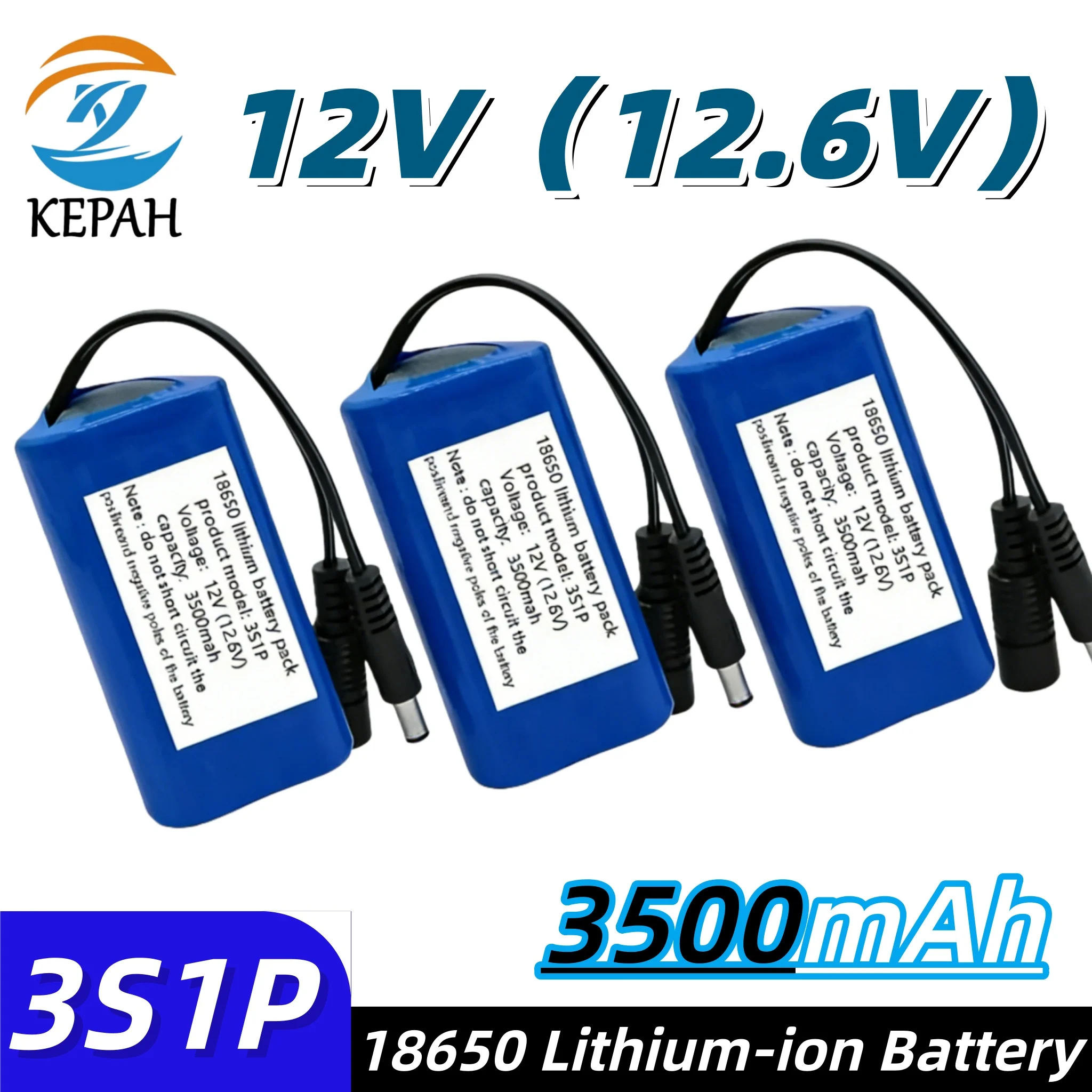 4-Channel CCTV Backup Battery｜12V 3S1P 3500mAh with BMS Overcharge Protection