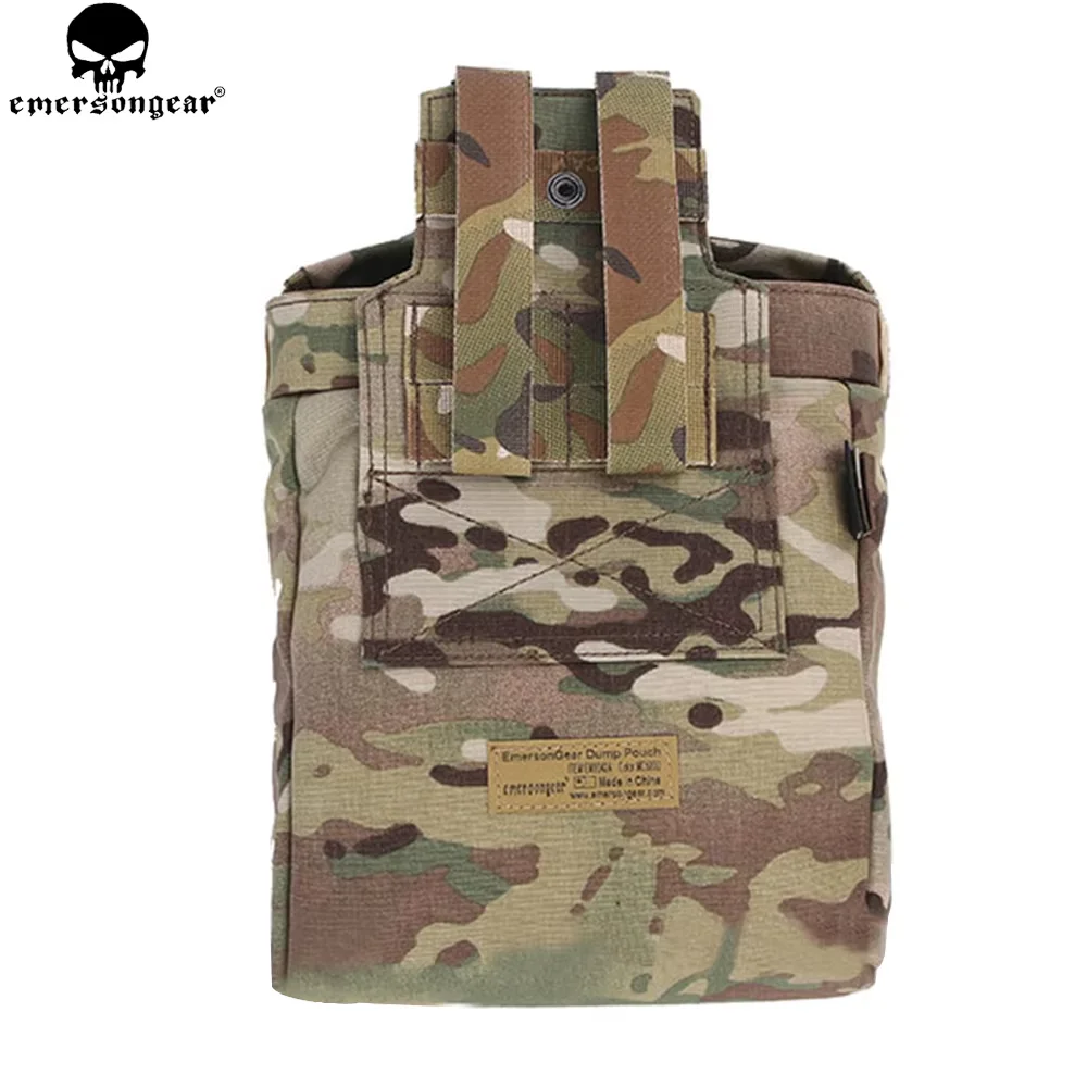 EMERSONGEAR Drop Pouch Tattico Dump Pouch Molle Magazine Pouch Airsoft Caccia Accessorio Strumento Mag Drop Pouch Multi-camo EM9042