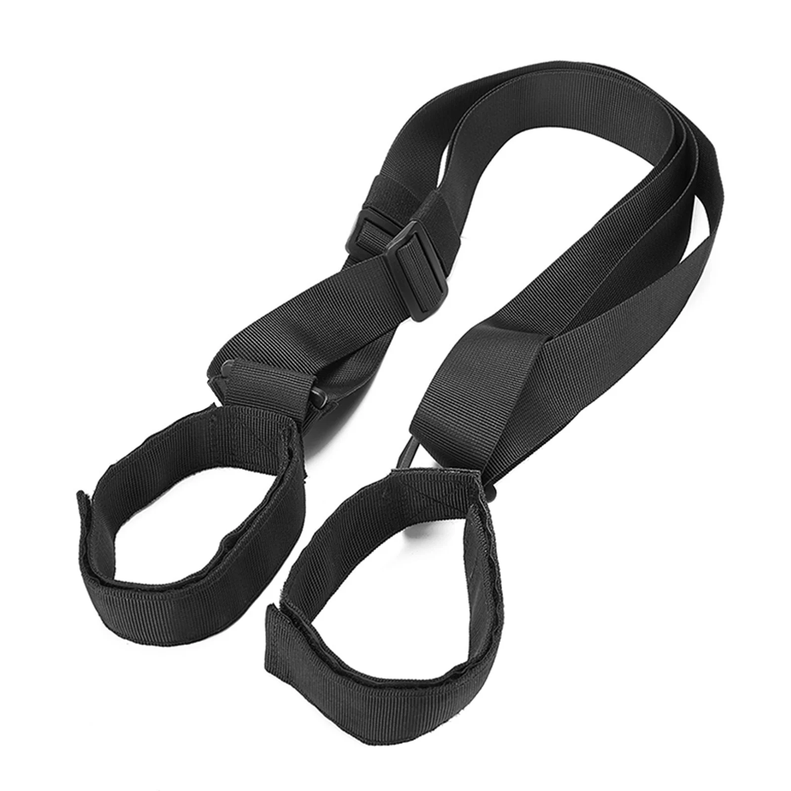 Ski Sling Shoulder Strap Pole Carrier Free Your Hand Hook And Loop Effortlessly Transport