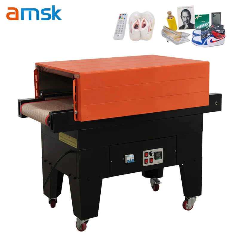 BS-G4525-Te-flon سعر المصنع السابق كابل أوتوماتيكي نفق الحرارة يتقلص التعبئة كم آلة تغليف الملصقات النفاثة الحرارة تقلص