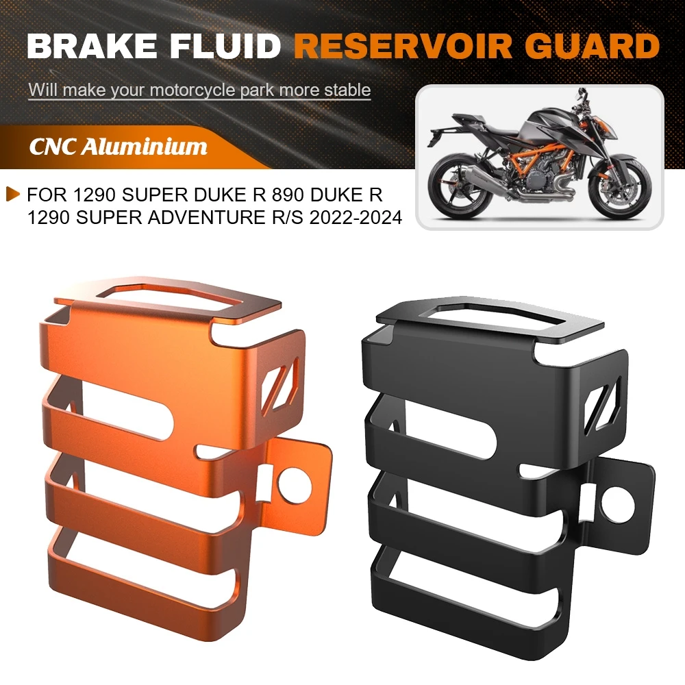 

For 1290 SUPER DUKE R 890 DUKE R 1290 SUPER ADVENTURE R/S 2022-2024 Motorcycle Rear Brake Clutch Fluid Reservoir Cover Guard