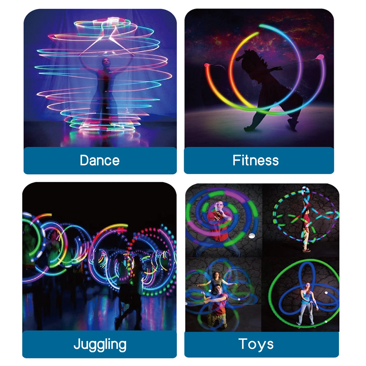 LED Colorful Swing Flash Ball Holiday Decoration Dance Fitness Exercise Halloween Christmas Children S Day Ball Light Toy