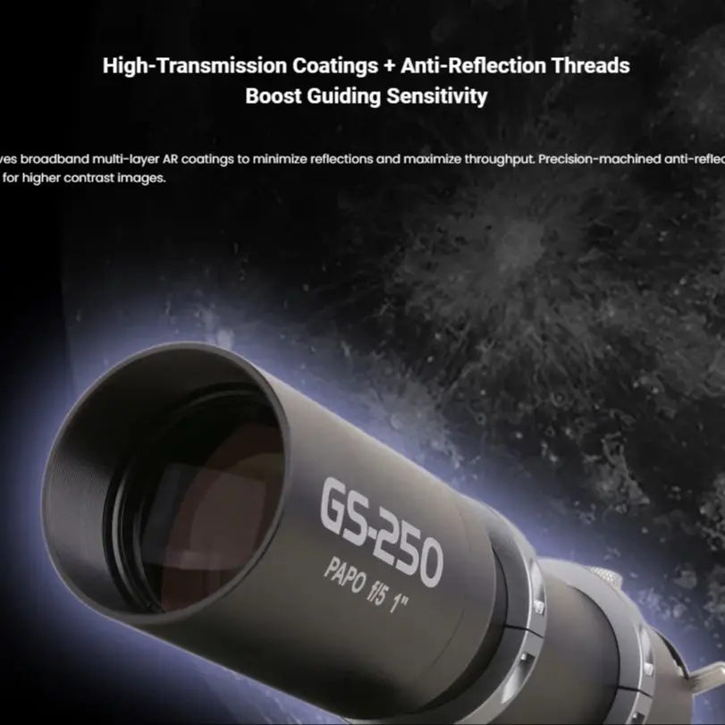 TOUPTEK PAPO 250/350 مللي متر البعد البؤري دليل فلكي ستار تلسكوب الفضاء العميق التصوير التركيز خالية تتبع مرآة للنجمة #6