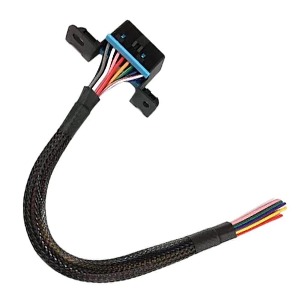 ABS Metal And Zinc Alloy Pigtail Cable With Mount Bracket For OBDII Port Connection In Harsh Outdoor Environments