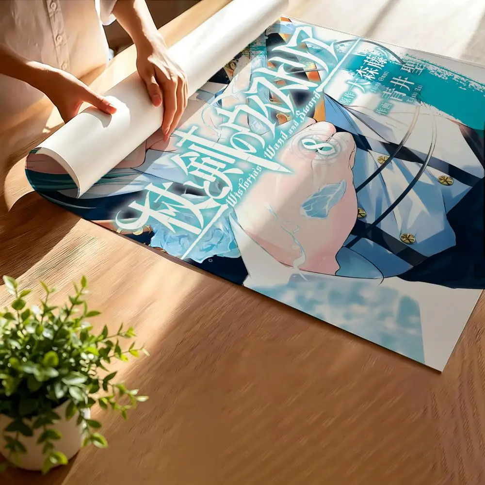 Manga Wistoria Wand and Sword Poster High-definition  poster stickers, suitable for bedroom, living room, home decoration