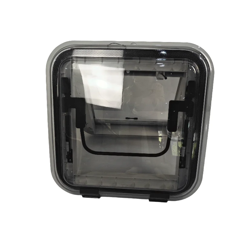 Manufacturer Price RV Sunroof With Built-in LED Lights Dual Layer Acrylic Insect 800x500mm