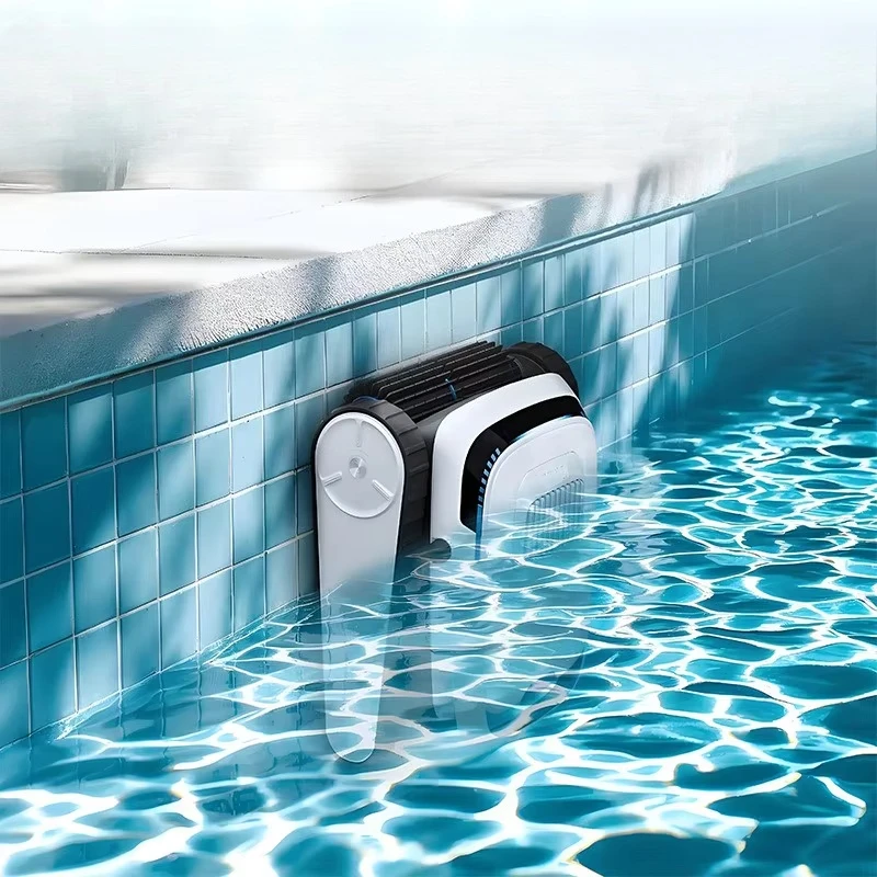 Cordless Robotic Pool Cleaner Automatic Pool Vacuum Robot with Strong Suction for Inground Above Ground Swimming Pool Cleaning