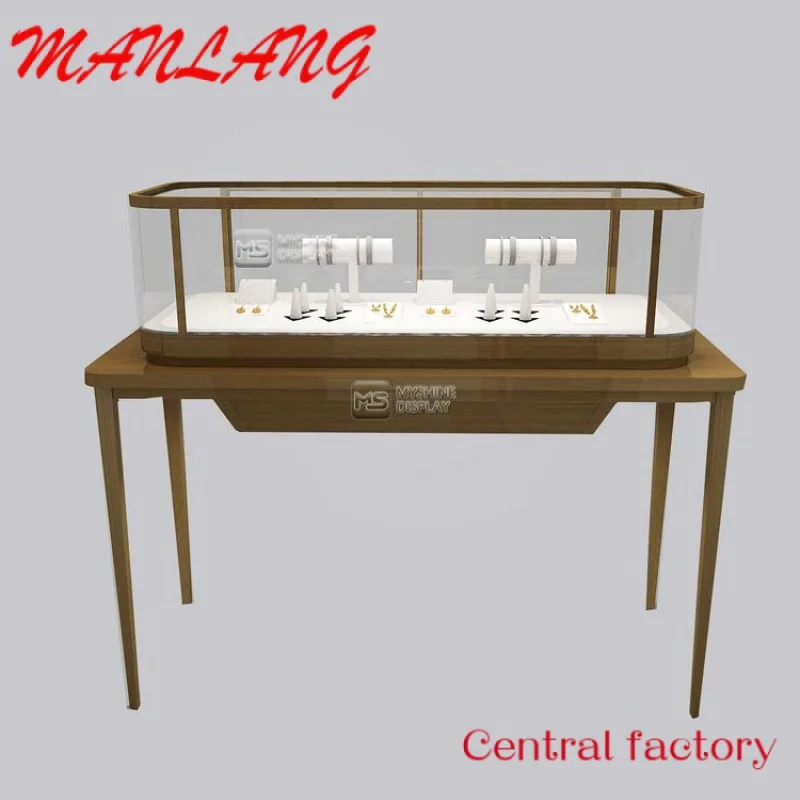 

Custom Custom Made jewel Showcase jewelry Display Cabinet Glass Mobile Shop Counter Design