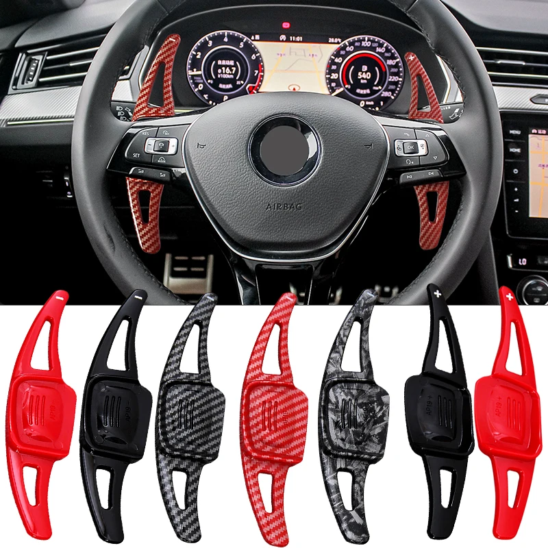 for VW Golf 8 MK8 R GTI R Line ABS Car Steering Wheel Shift Paddle Extension Tiguan Passat Atlas CC Accessories