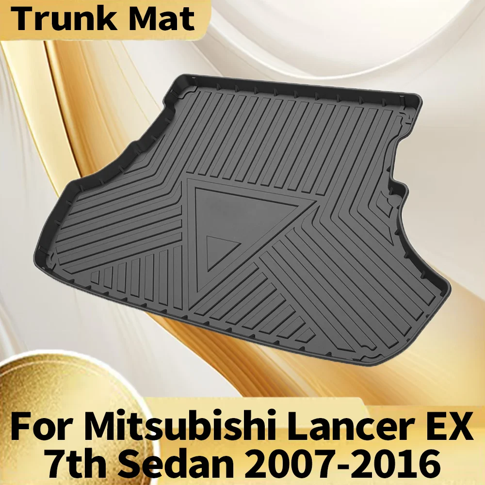 

Для Mitsubishi Lancer EX 7th Sedan 2007-2016 Автомобильный грузовой вкладыш Всепогодный TPE Нескользящие коврики для багажника Лоток для багажника Ковер Аксессуар