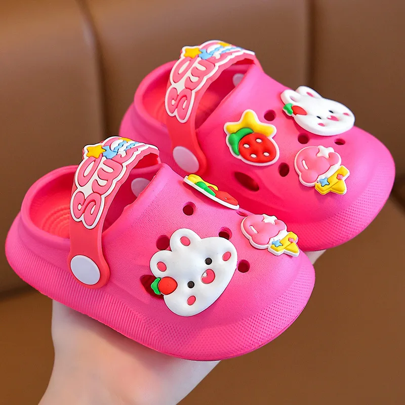 Summer Baby Shoes Sandals for Girls Boy Garden Beach Shoes Mules Baby Girl Cartoon Sandal Infantil for Children's Garden Shoes