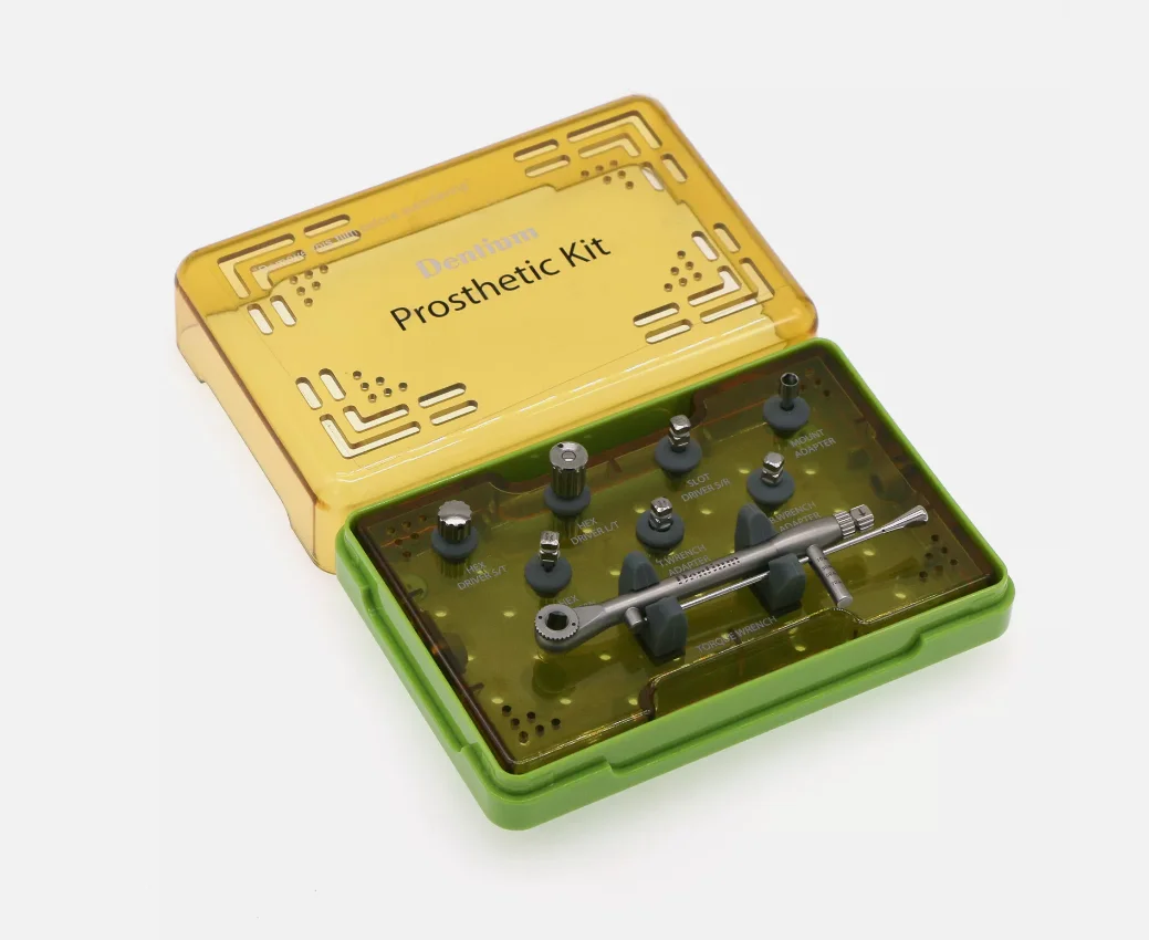 Dentium XIP Prosthetic Kit  7 Screwdrivers Screw Hand Hex Drivers MU Drivers Dentium torque wrench