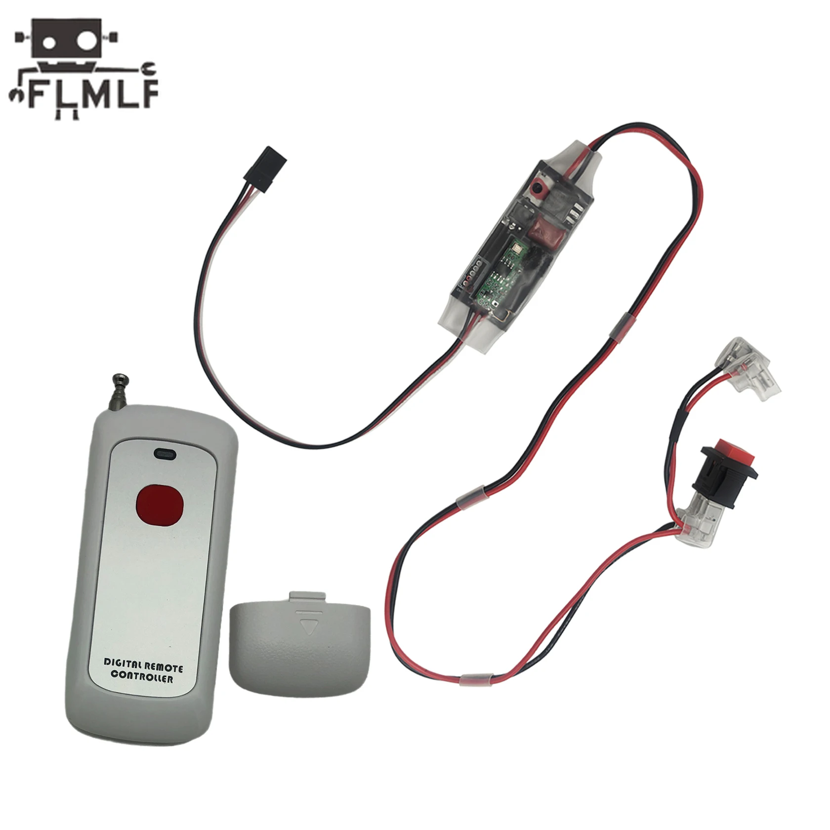 FLMLF Rc Car Remote Engine Kill Switch for 1/5 Hpi Rofun Baha Km Rovan Baja Losi 5ive-T DBXL FG MCD GoPed Redcat Truck Parts