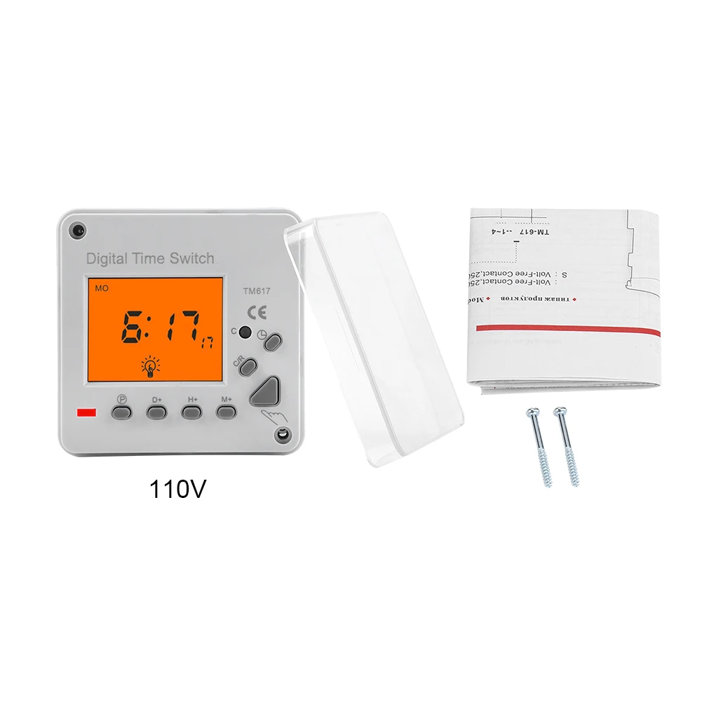 Picture 7: Digital Electric  Programmable Smart Control  Timer with Backlight Display Digital Timer Smart Timer Electric Timer