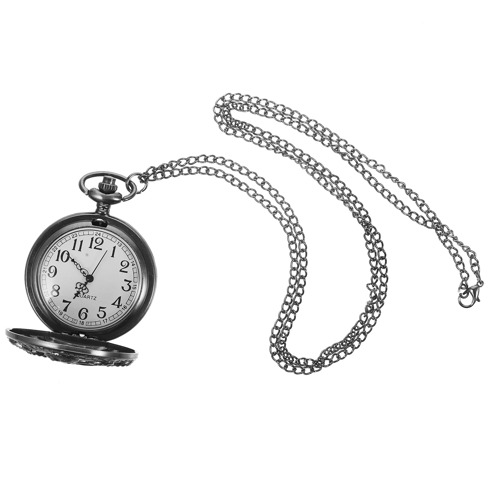 

Vintage Pocket Watch Mini Portable Hollow Out Retro Design Quartz Movement Accurate Timekeeping Unisex Gift Vintage Pocket Watch