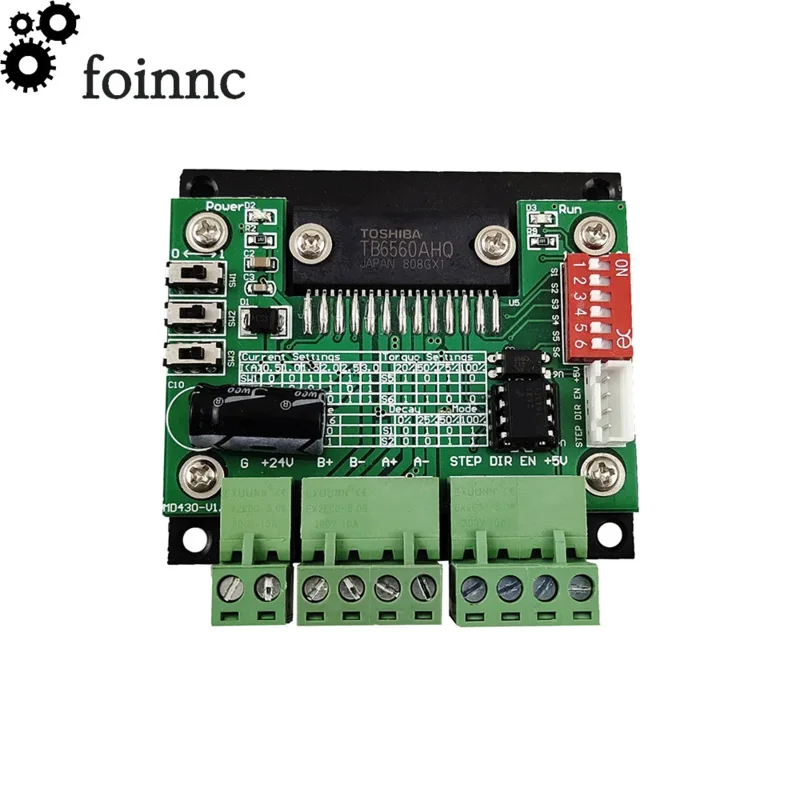 Nema17/23 плата шагового двигателя MD430TB6560 чип небольшой станок DIY драйвер лазерной гравировки