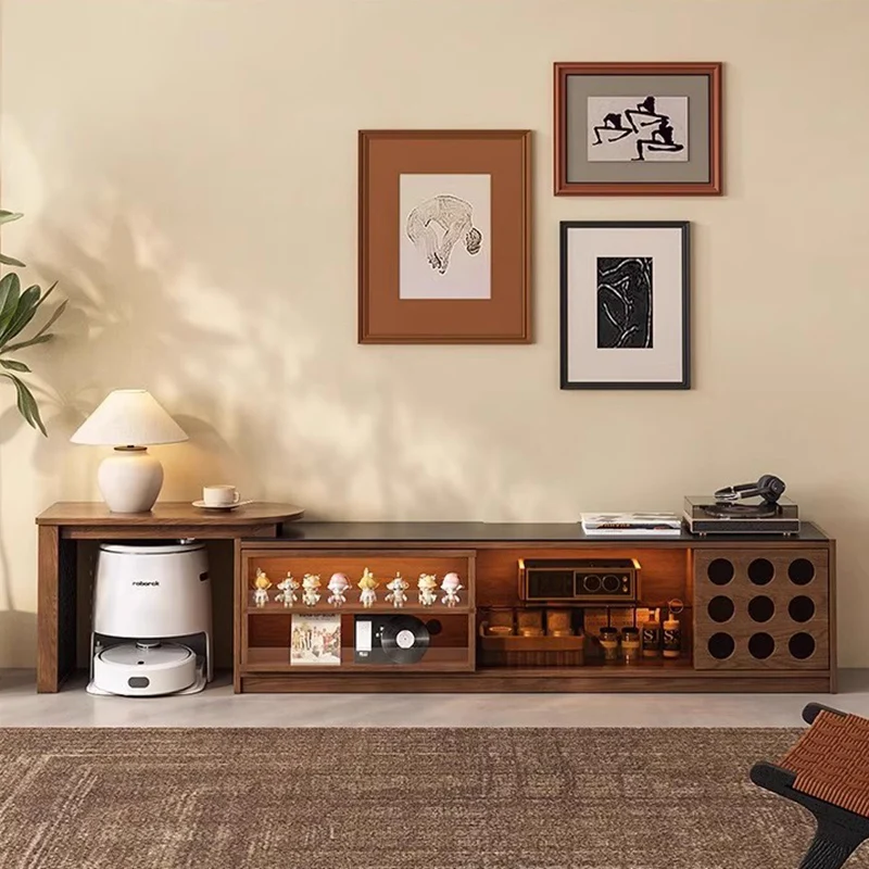 

Living Room Retro Tv Stands Designer Universal Organizer Display Tv Table Wood Minimalist Suporte Para Tv Italian Furniture