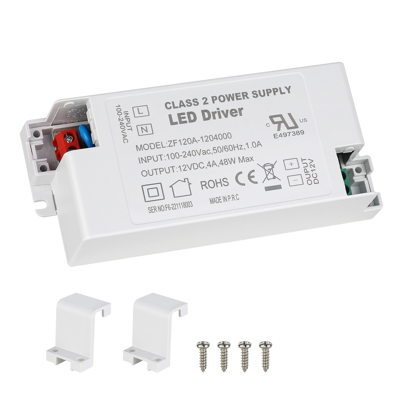 LED ドライバートランス電源 100V 240V AC から 12V 24V DC LED