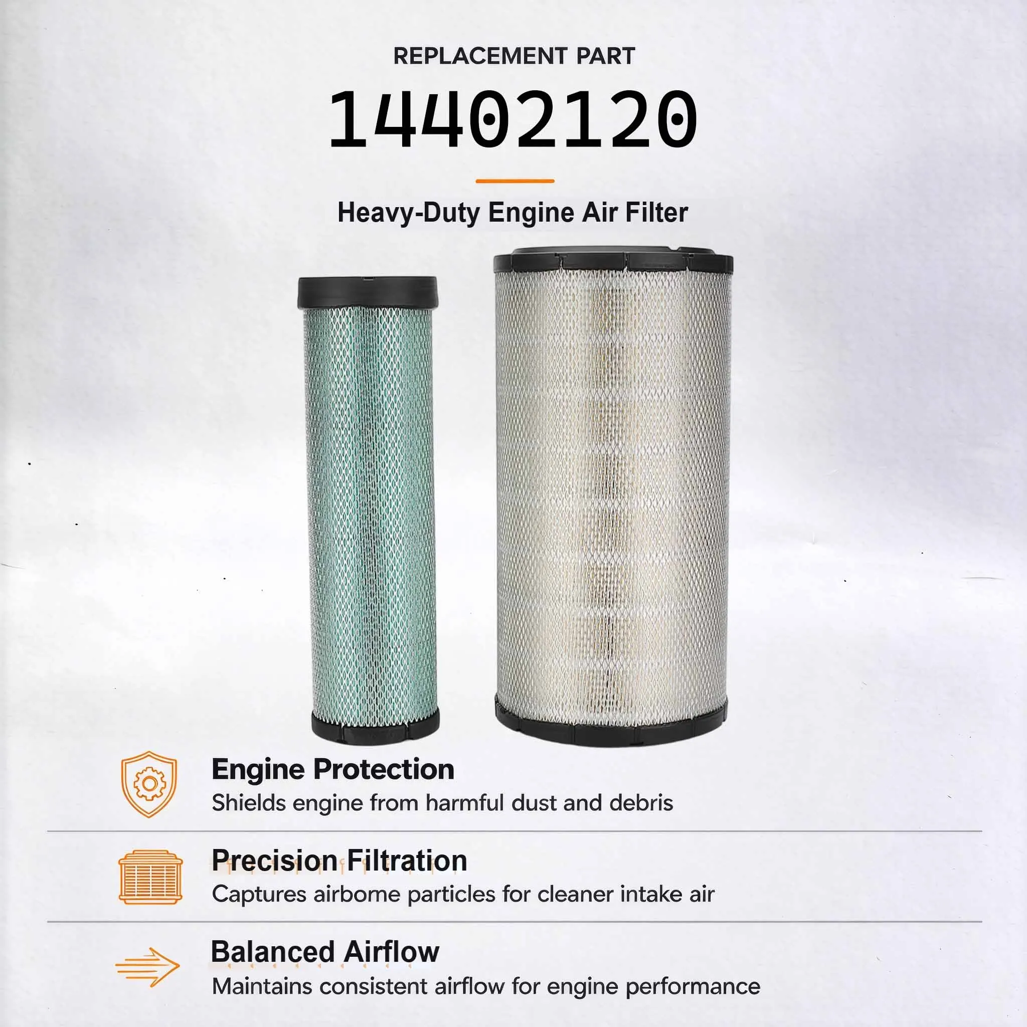 New Air Filter CA-851 For Volvo EC200BLC EC210BLC EC210BLC EC200D EC210D EC220D Mid-sized Crawler Excavators