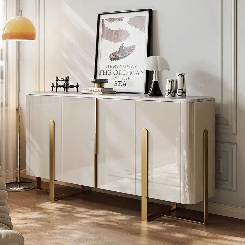 modern minimalist sideboard marble shoe cabinet home guest hall