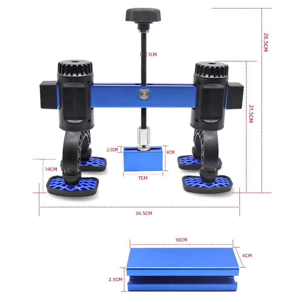 Adjustable Auto Dent Puller Bridge Aluminum PDR Lifter With 2 Adapters For Precise Dent Removal 2 Adjustable Auto Dent Puller Bridge Aluminum PDR Lifter With 2 Adapters For Precise Dent Removal 2