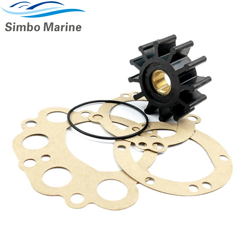 Inboard Marine Flexible Water Pump Impeller Kit For SHERWOOD 10077K Onan 132-0375 CEF 500166 JMP 7110-01