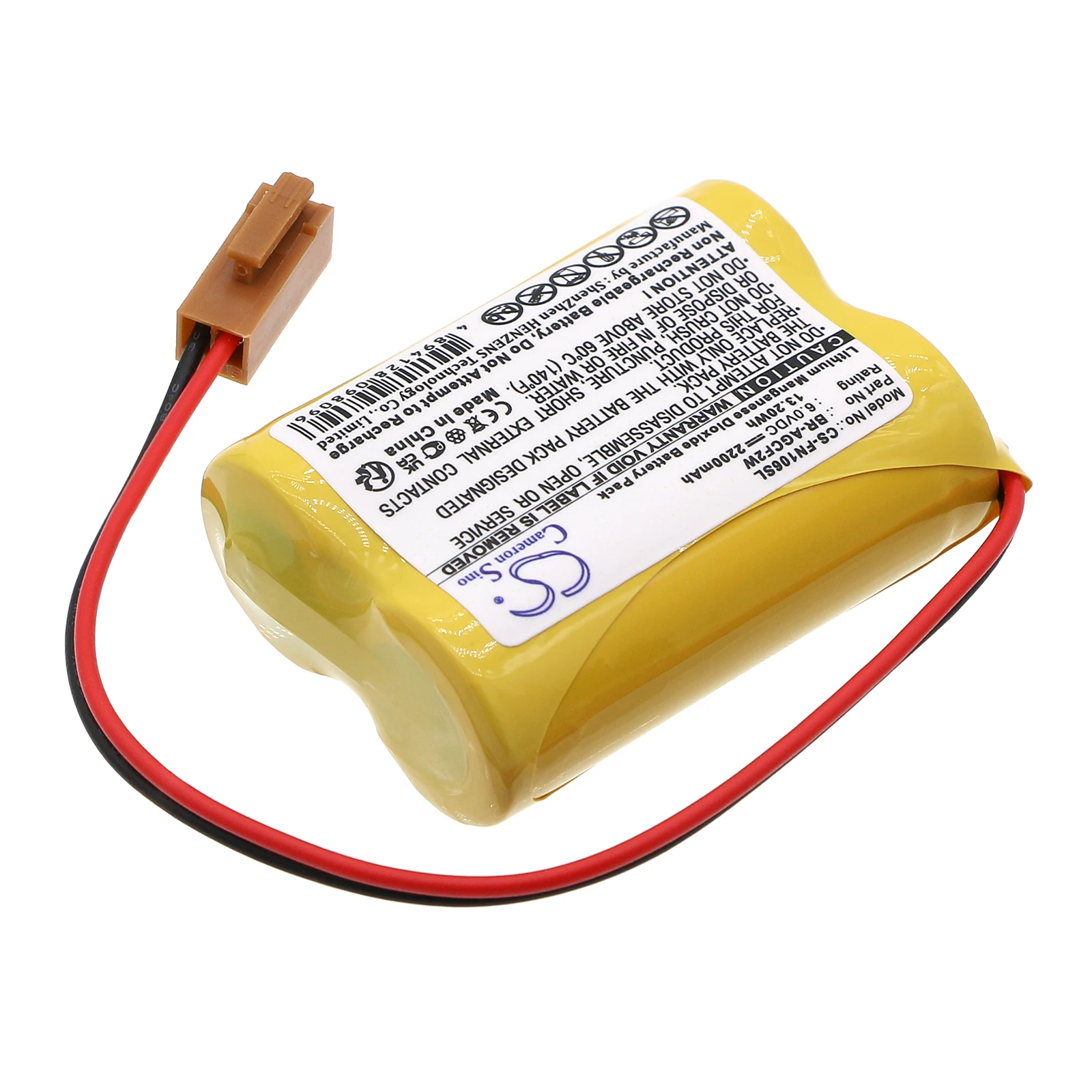 

Li-MnO2 PLC Battery for GE,6.0V,2200mAh,Fanuc A06 programmable logic Beta SVU Amplifier A06B0177D106 A98L00310011#L BR-AGCF2W