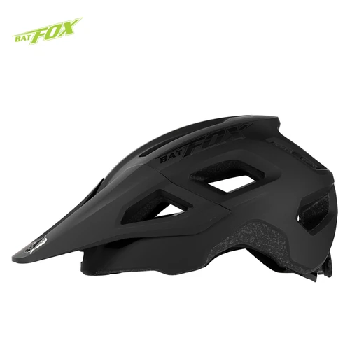 Imagen 2 del producto BATFOX casco de bicicleta de montaña casco integralmente moldeado capacete fox casco bicicleta mtb accesorios de bicicleta de montaña