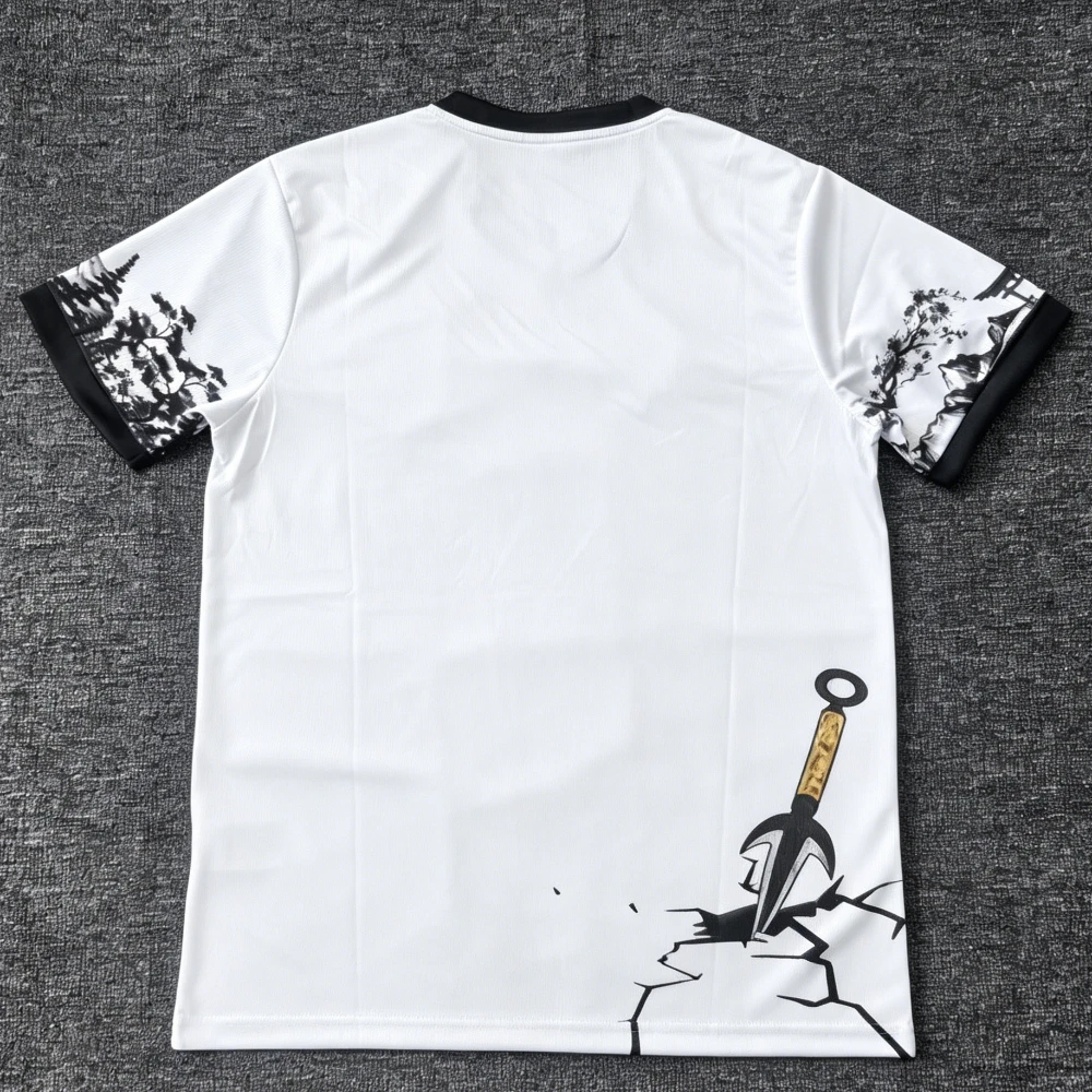 2026 Sommer Anime-Stil 3D Stereoskopisch Bedrucktes Naruto Uzumaki, Sasuke, Kinder-T-Shirt mit Comic-Design – Detail 4