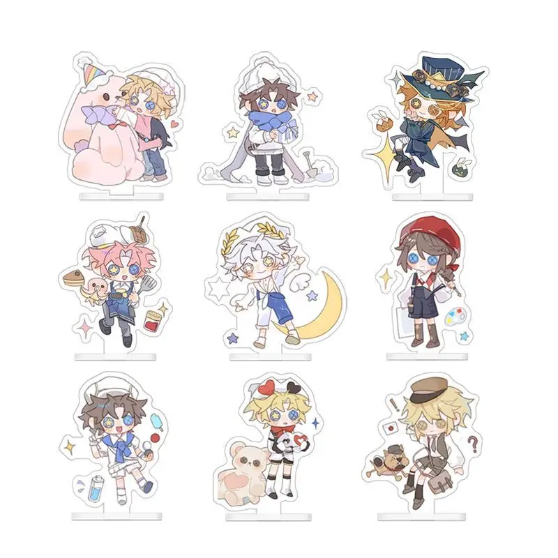 Anime Identity Ⅴ Edgar Valden Mike Morton Acrylic Stand Ornaments Action Figures Cartoon Model Christmas Gifts Girls