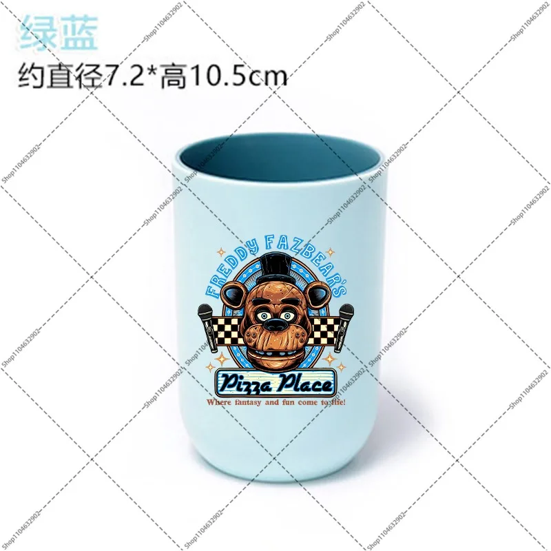 FNAF Toothbrush Cup Five Nights At Freddys Tooth Cups Boys Girls Outdoor Portable Couple Simple Family Water Bottles Party Gifts view 4