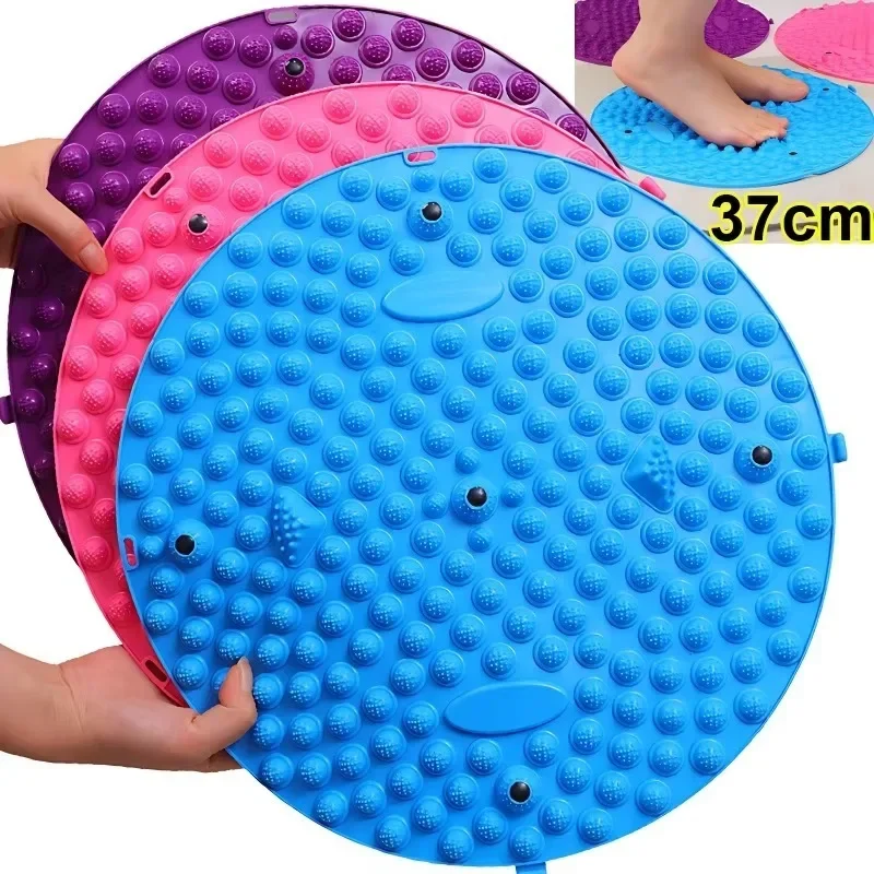 New 37cm Finger Pressure Board Foot Massage Pad Foot Step Through The Meridian Jogging Massage Pad Fitness Pedal Accessories