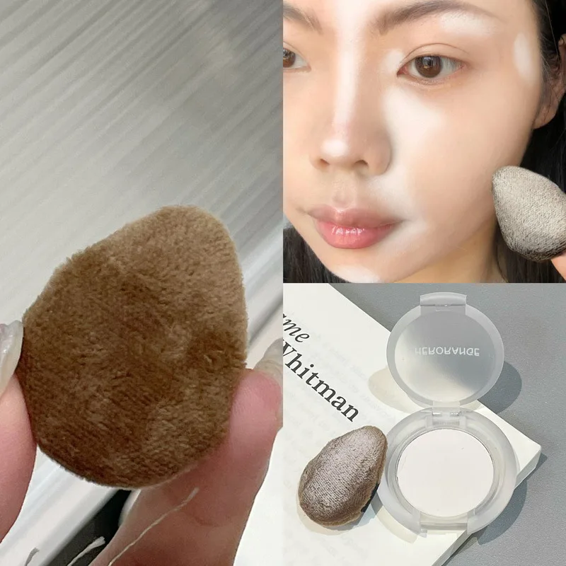 Flocked Powder Puff, Springy Cushion, Dual‑use for Dry and Wet Makeup, Soft and Skin‑friendly Makeup Sponge