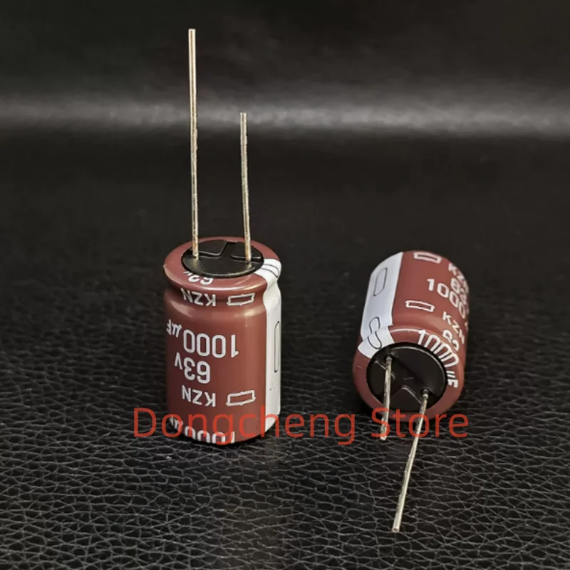 5-50PCS NIPPON NCC KZN Series 105 Degree 63V1000UF 1000uF 63V 16X25mm High-frequency Low-resistance Electrolytic Capacitor