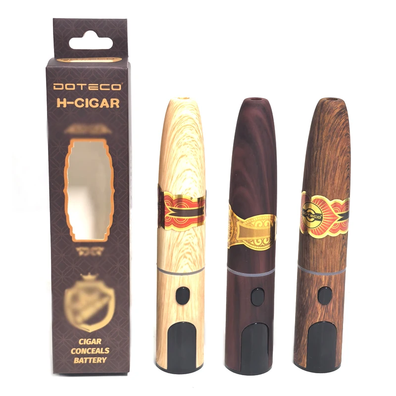 

Original DOTECO H-Cigar Vaporizer Mod 400mah Battery Conceals Cartridge Voltage 1.8/2.4/3.0/3.6/4.2V for 510 Thread Cart E-Cig