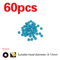 60pcs blue small