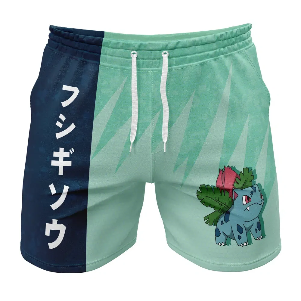 Japanese Anime Beach Pants Family Party Wear Fitness 3D Printed Fitness Shorts Street Fashion Sports