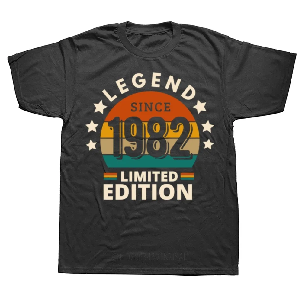 Legend 1982 Vintage Limited Edition Tshirt Cotton Graphic T-Shirt Cotton Euro Size O-Neck Daily Casual Oversized Unisex Tees