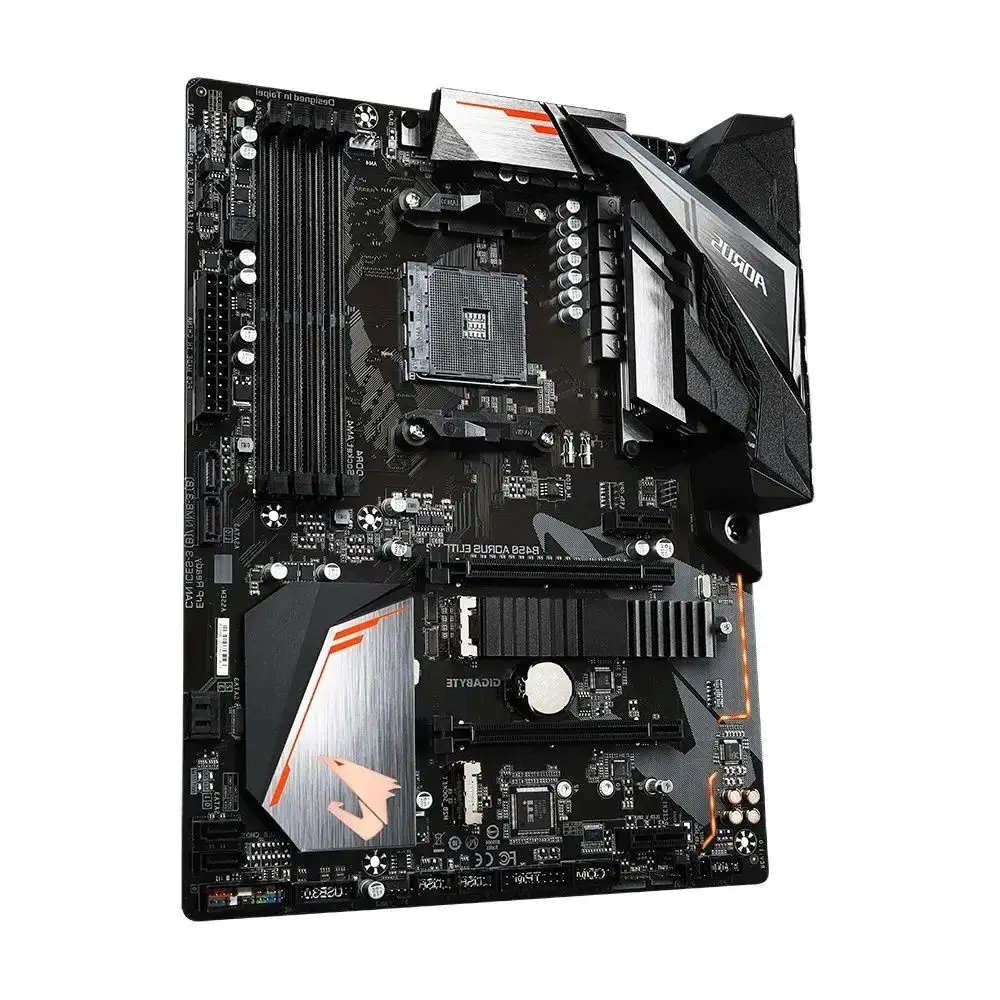 Imagem -04 - Placa-mãe Gigabyte-b450 Aorus Elite v2 Suporta Ryzen 1700 3700x Ryzen 2600x3500x3600 5500 5600 5600g 4600g