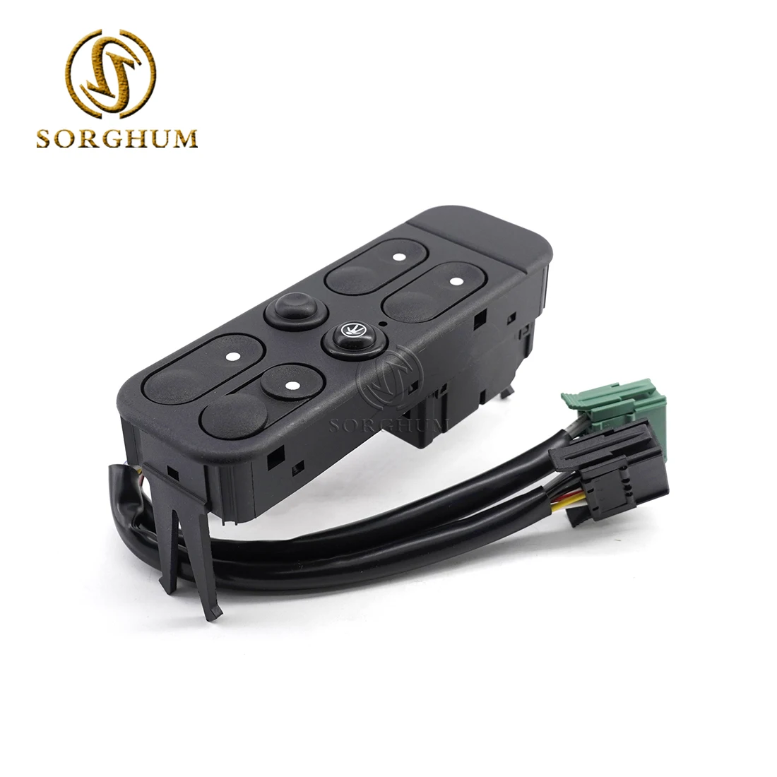 SORGHUM-interruptor maestro de energía eléctrica para ventana, botón regulador de Control de elevalunas para Opel Vectra A 1988-1995, 90312109,