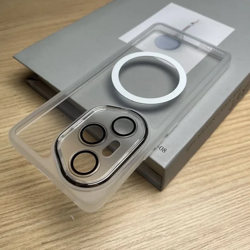 Para Honor 400 Pro película protectora de cámara MagSafe contraportada para Honor 400 Lite 400Pro 5G parachoques transparente de silicona suave a prueba de golpes