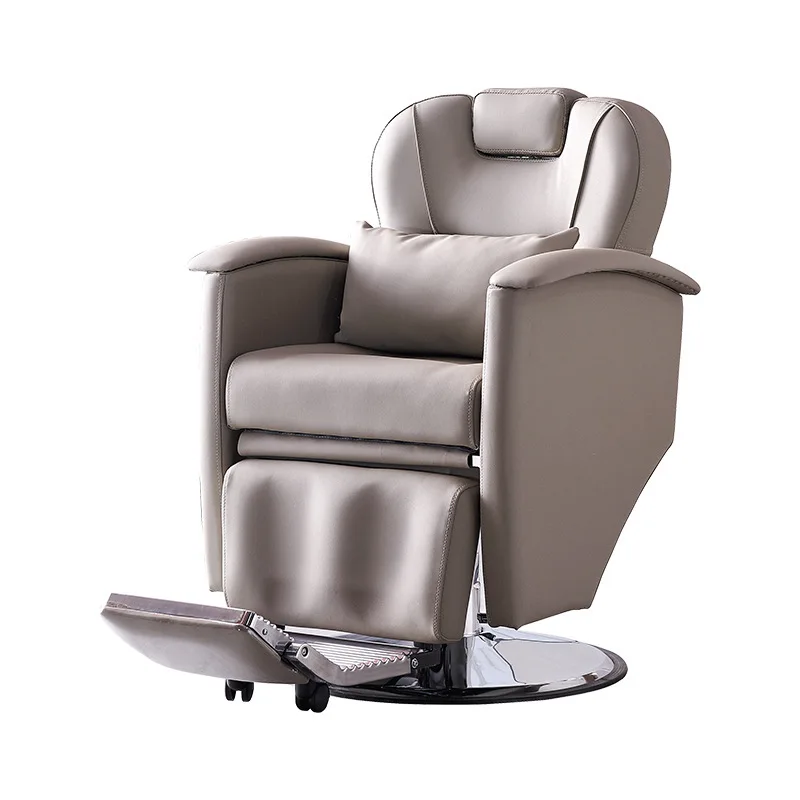 CX hair salon chair can be reclined and lifted large chassis hair cutting chair