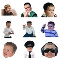 Russian Boy Hasbulla Fun Car Aromatherapy Perfume Air Freshener Mirror Interior Accessories Pendant