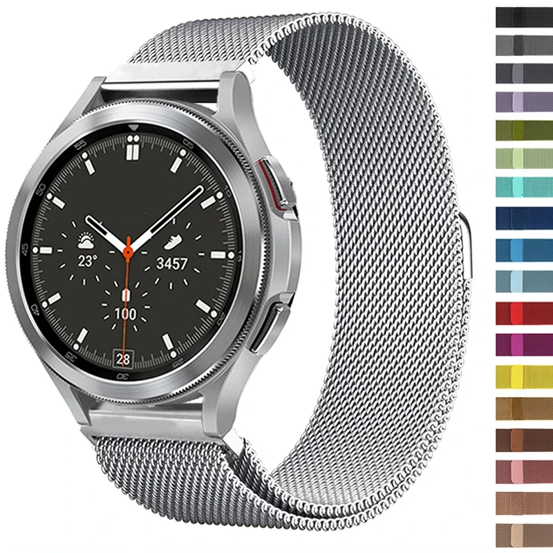 22mm 20mm Milanese Loop Strap für Samsung Uhr 7/6/5/4/Amazfit GTS/GTR Metallarmband Gürtel Huawei Uhr 4/3/GT5-4-3-2 Pro Band