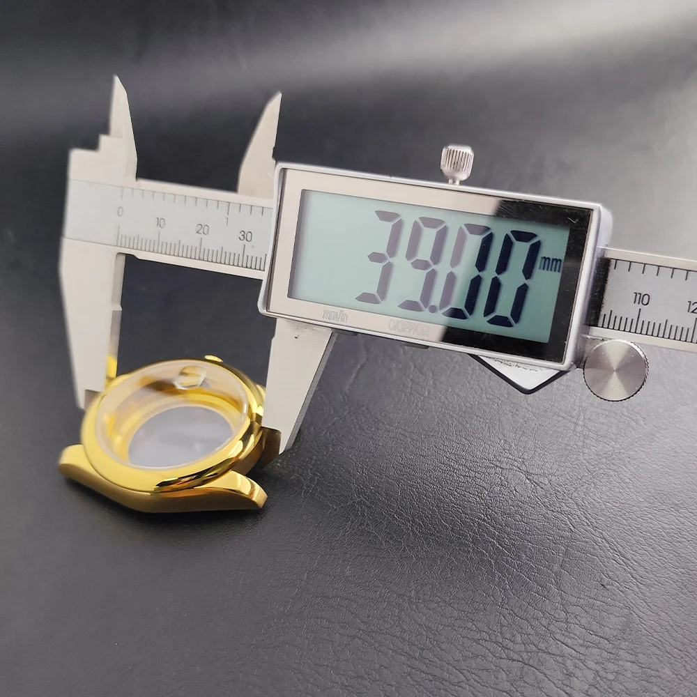 36/39MM Steel Watch Case FIT NH35 NH36 Movement/Dial Watch Accessories Automatic Movement Watch Box Mens Watch Replace