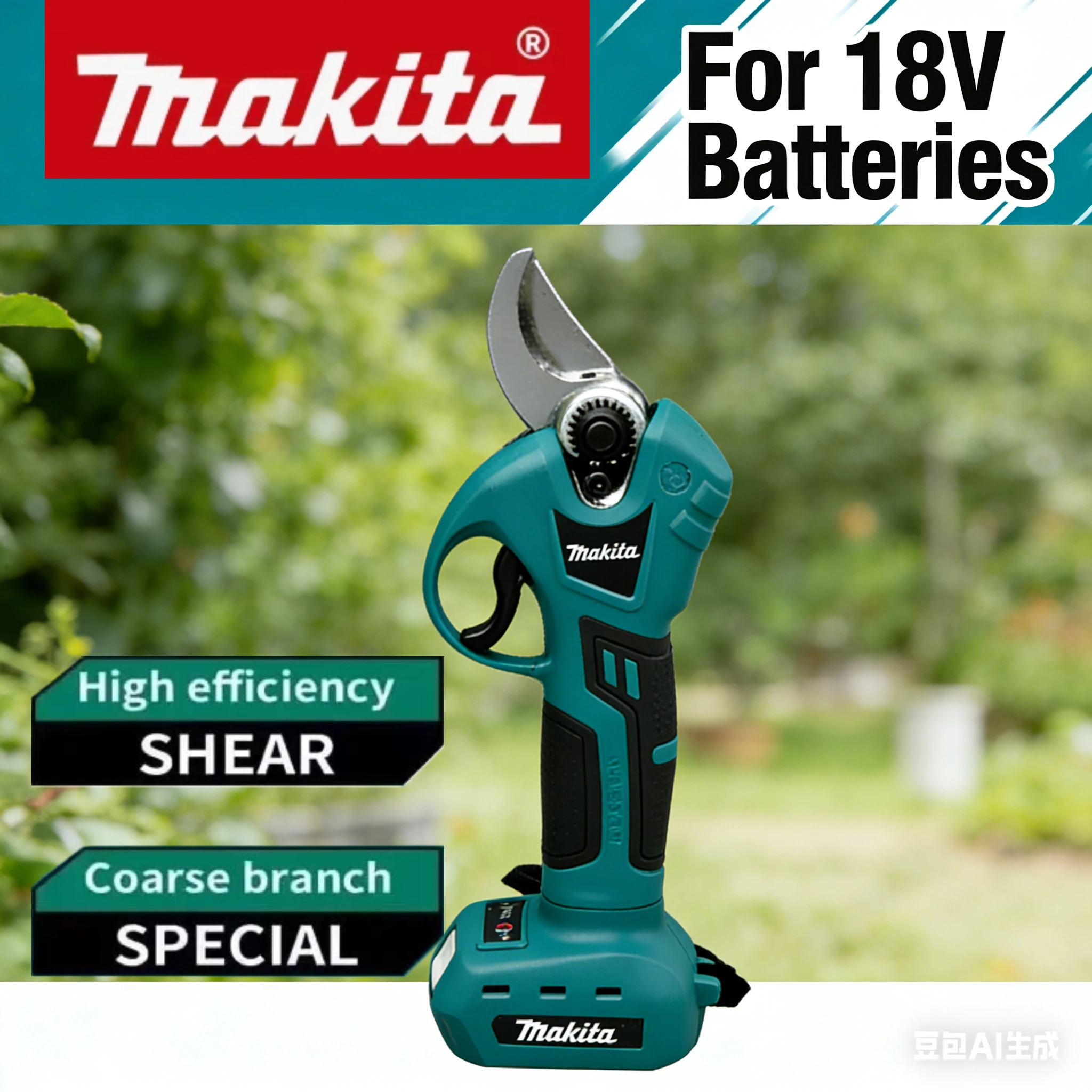 

Профессиональные беспроводные электрические ножницы-секаторы Makita для сада, аккумуляторные инструменты для обрезки, беспроводные дрели-инструменты